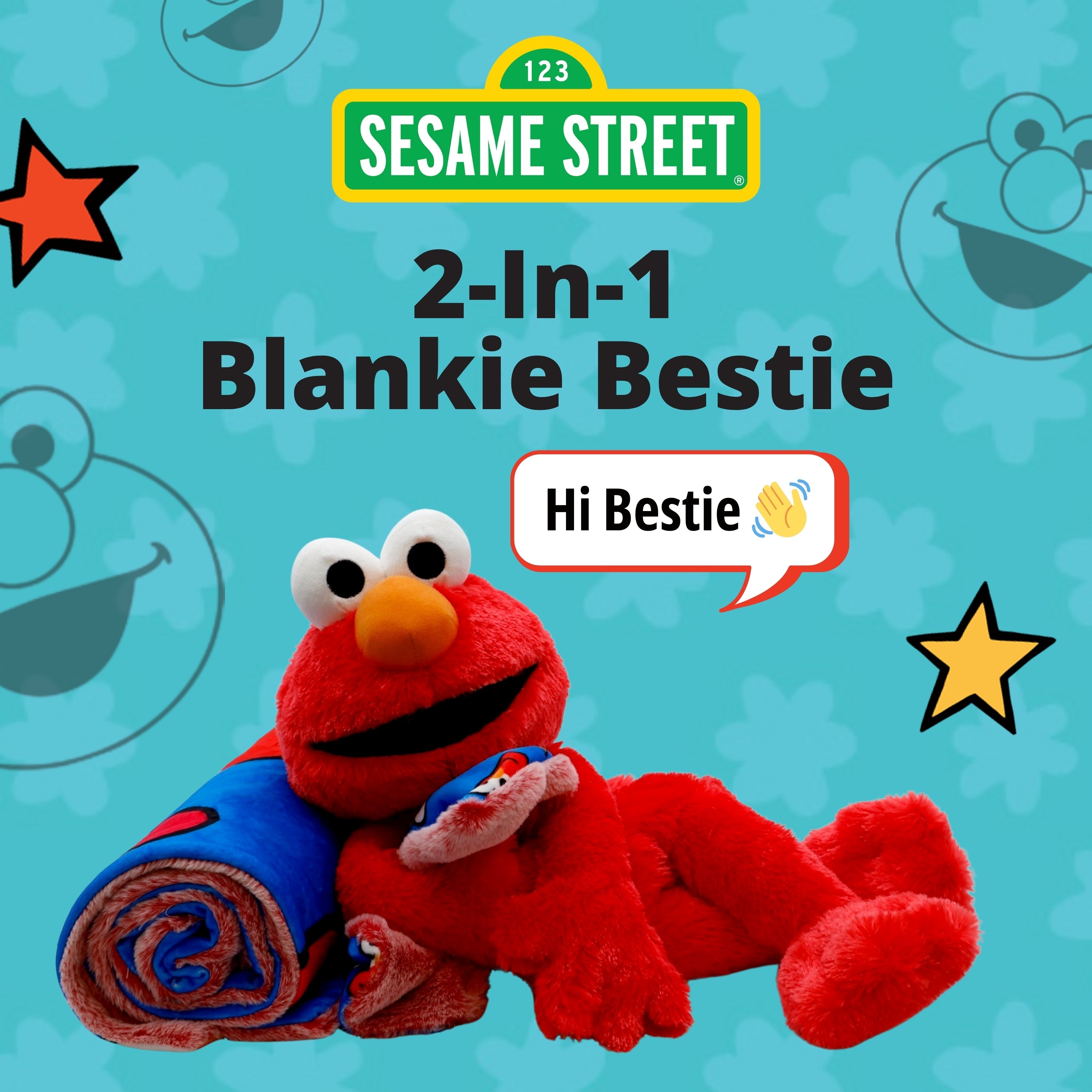 Sesame Street Elmo Blankie Bestie