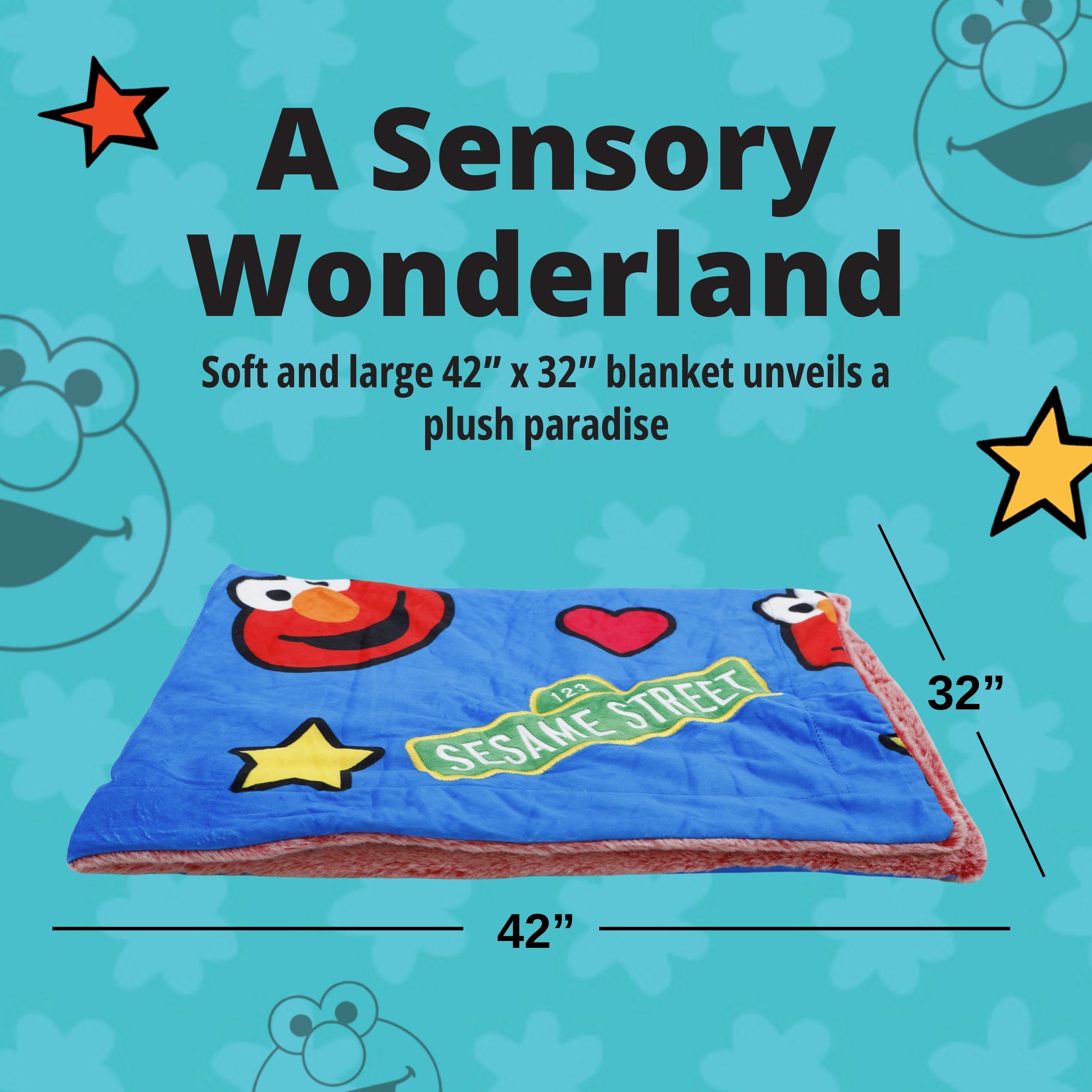 Sesame Street Elmo Blankie Bestie