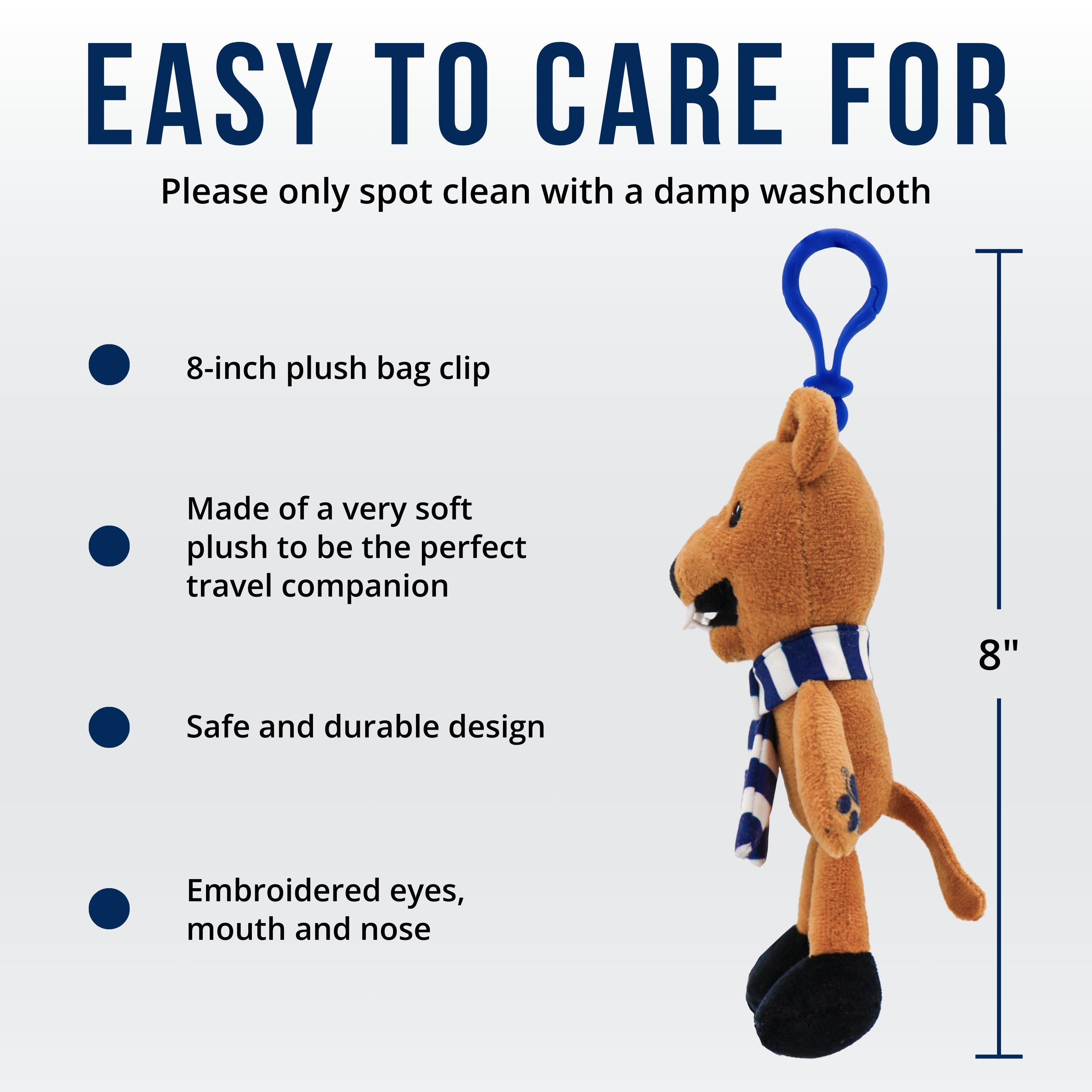 Penn State Lion Mascot Bag Clip