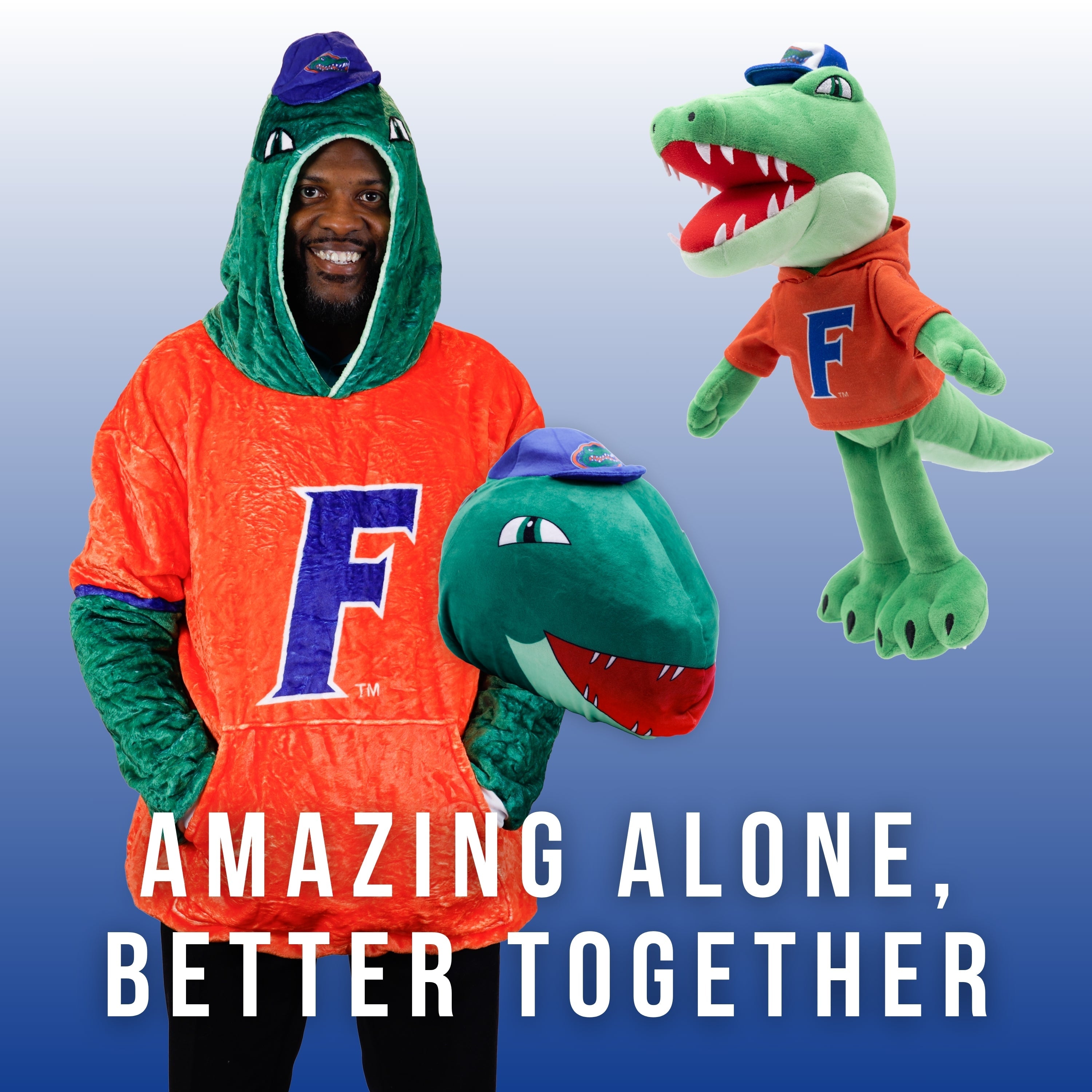 University of Florida Albert Snugible | Blanket Hoodie & Pillow