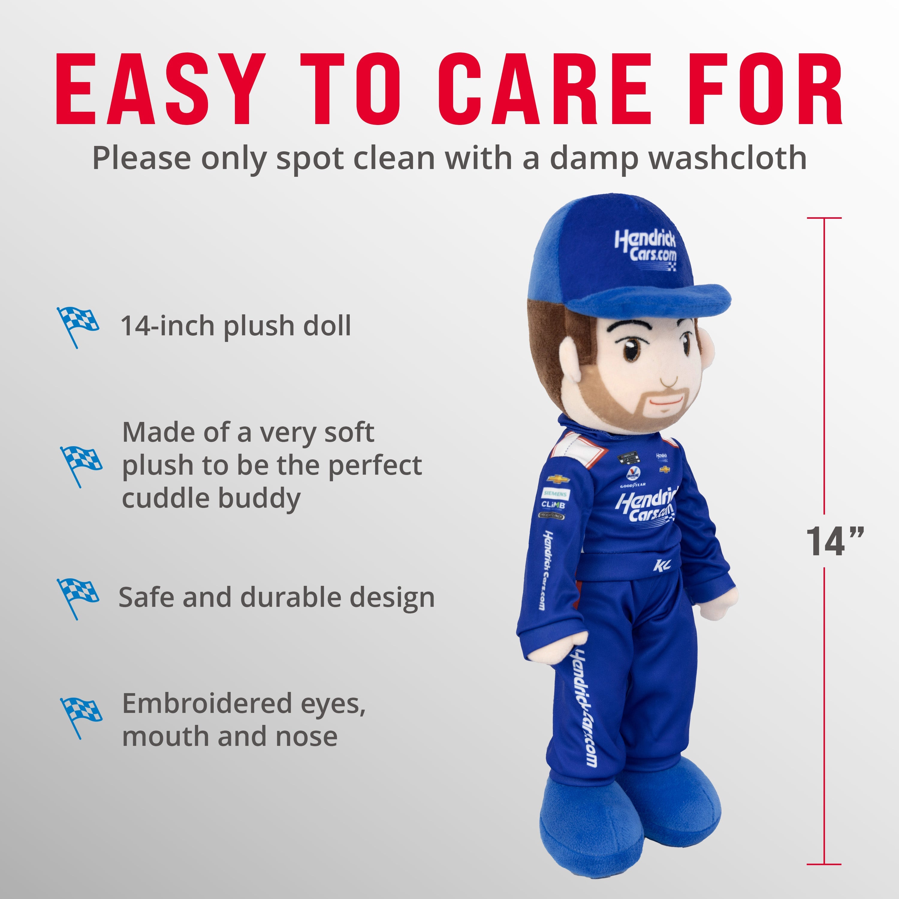 NASCAR | Hendrick Motorsports Kyle Larson 14 Inch Plush Figure
