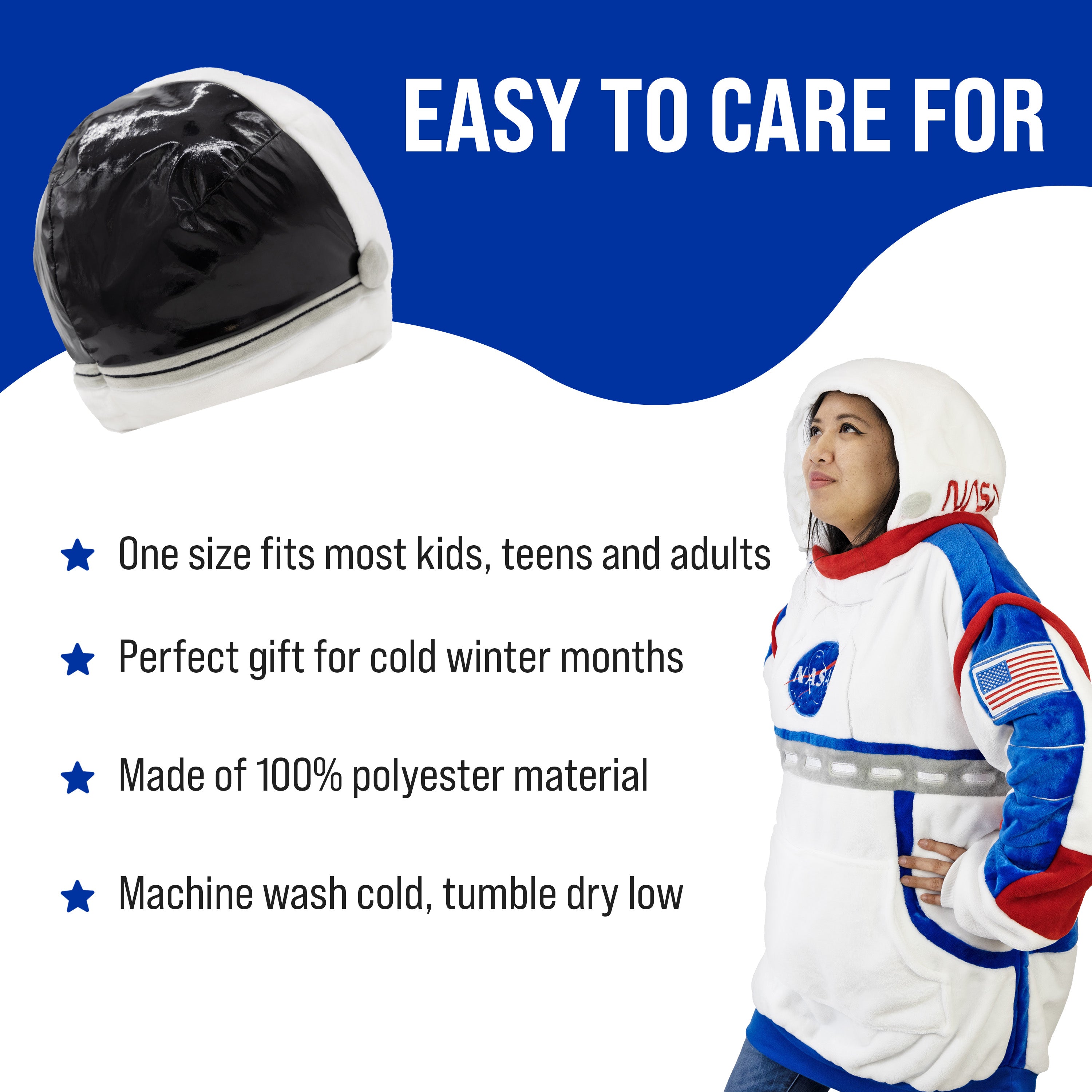 Astronaut Snugible | Blanket Hoodie & Pillow