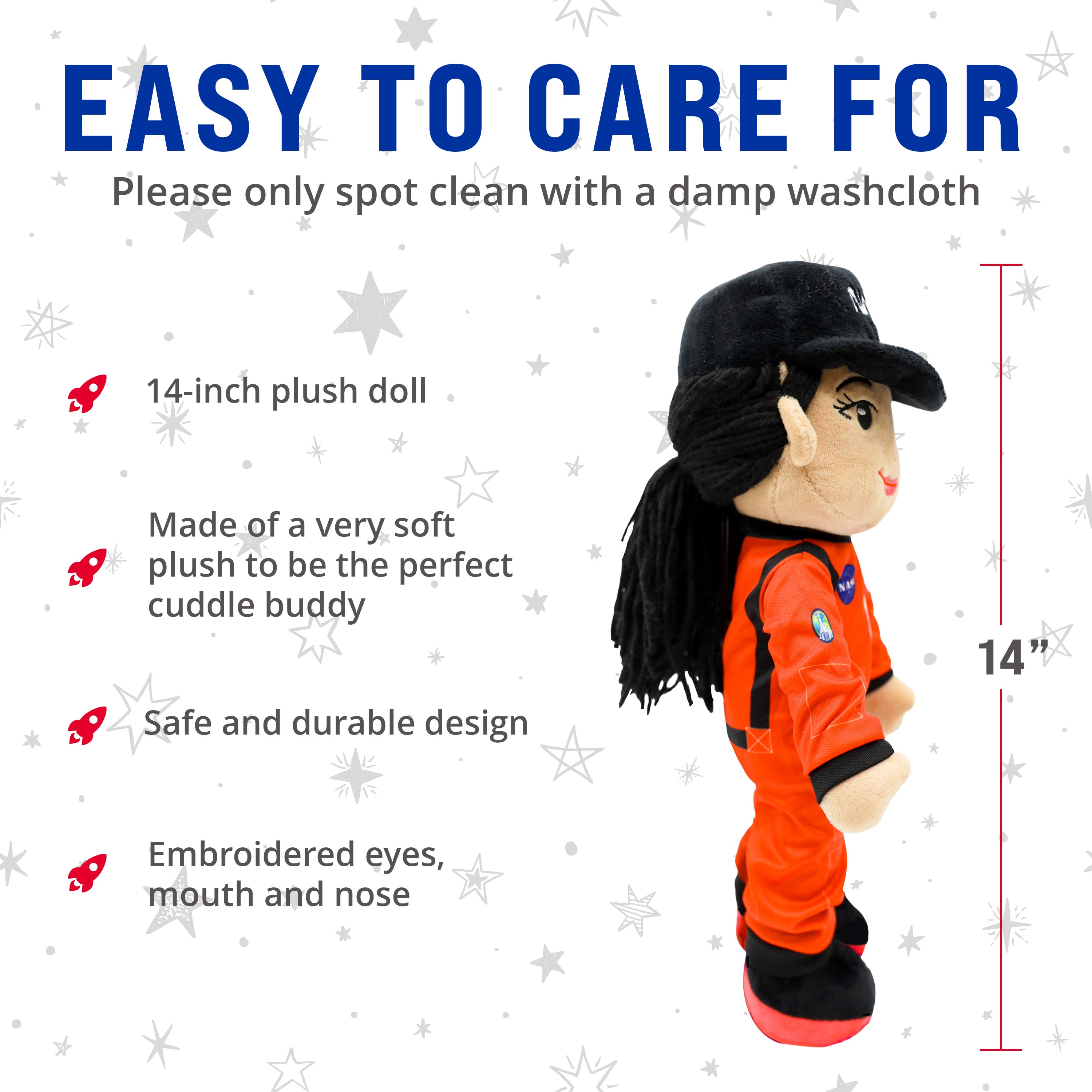 NASA | Astronaut Jennie 14” Plush Figure