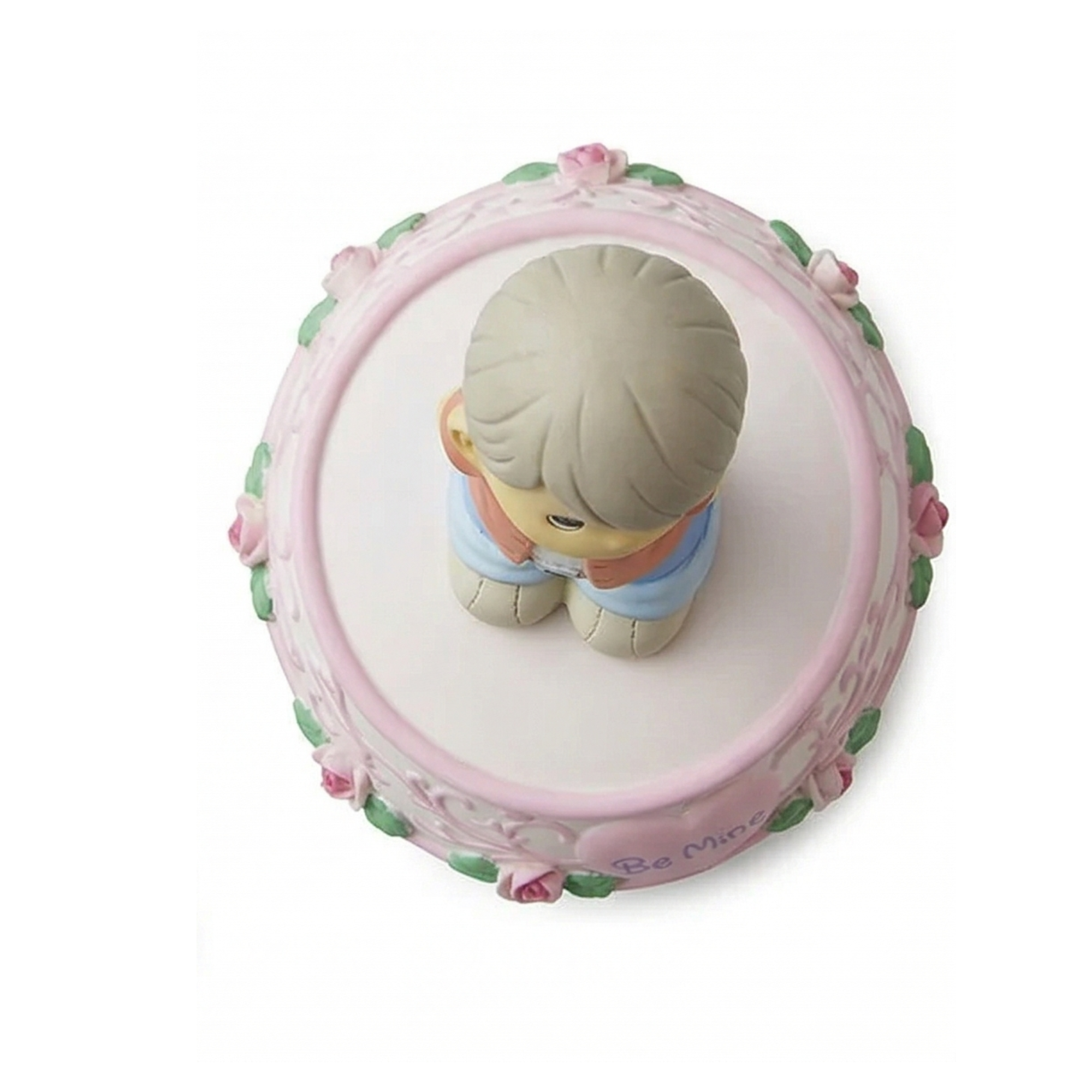 Be Mine Musical Always In My Heart Figurine Precious Moments Boy And Rose 113103
