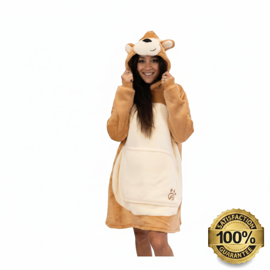Pawley the Bear Blanket Hoodie