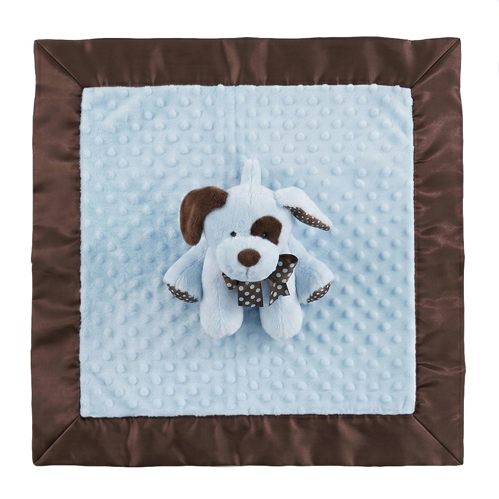 Blue Plushie Puppy and Blanket Set