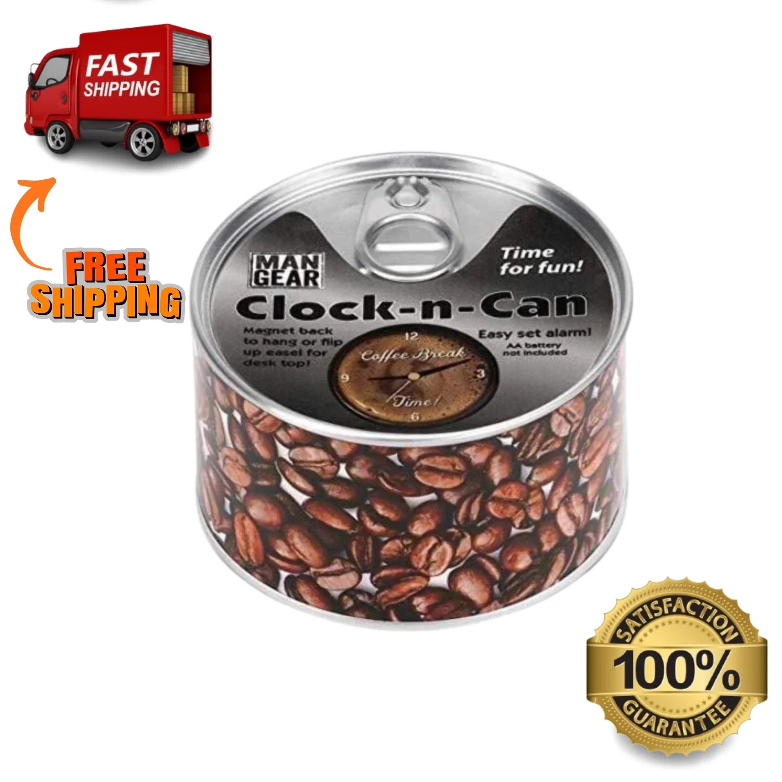 Caffeine o'Clock Desk Clock