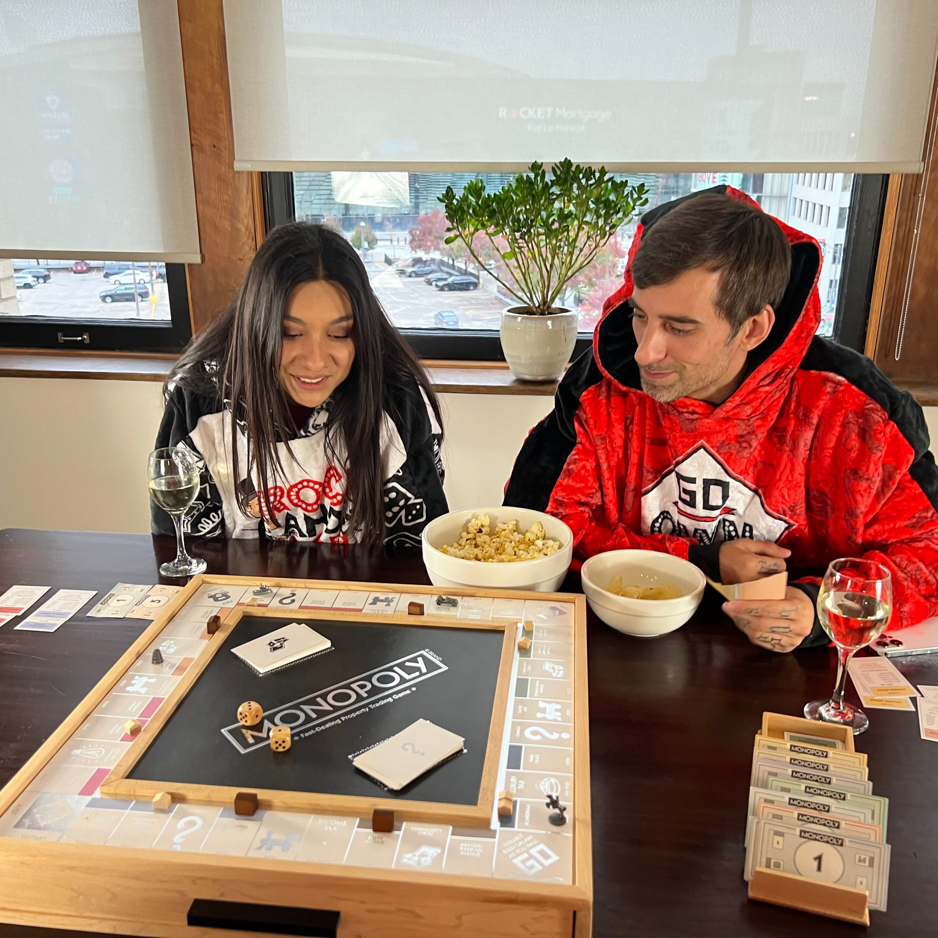 HASBRO Monopoly Go Own It All Snugible | Blanket Hoodie & Pillow