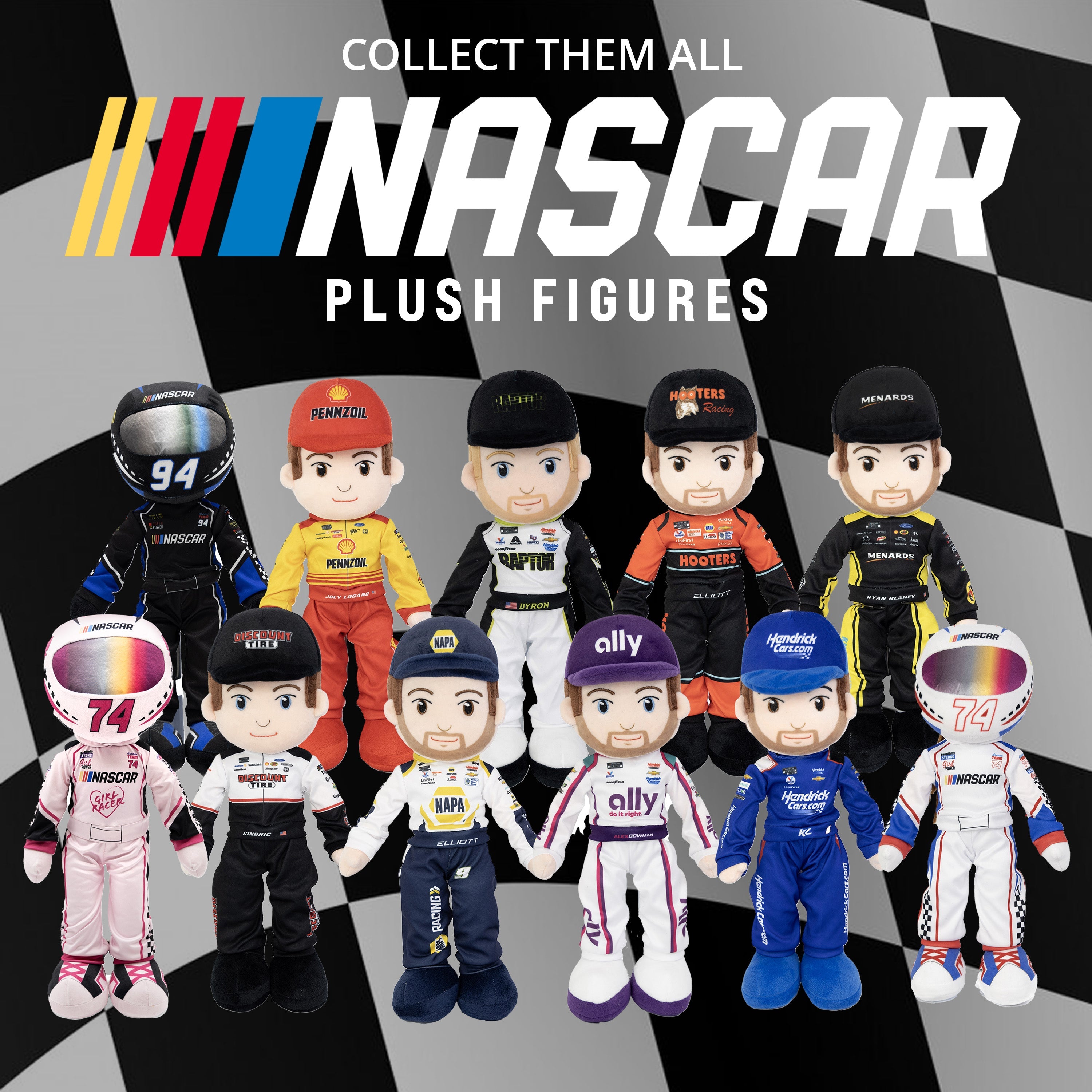 NASCAR | Team Penske Ryan Blaney 14 Inch Plush Figure