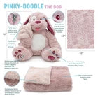 Pinky Dog Blankie Bestie