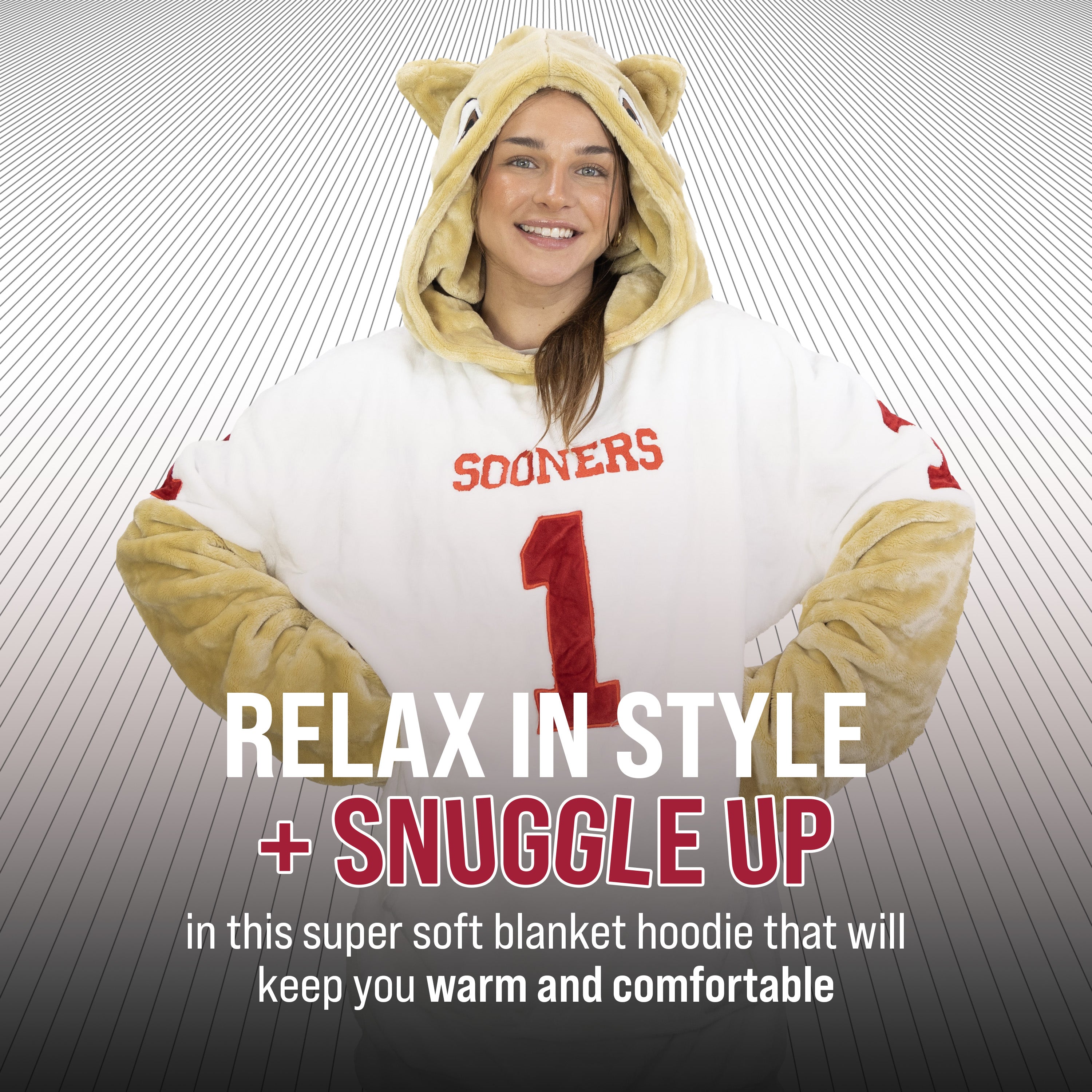 University of Oklahoma Sooner Snugible | Blanket Hoodie & Pillow