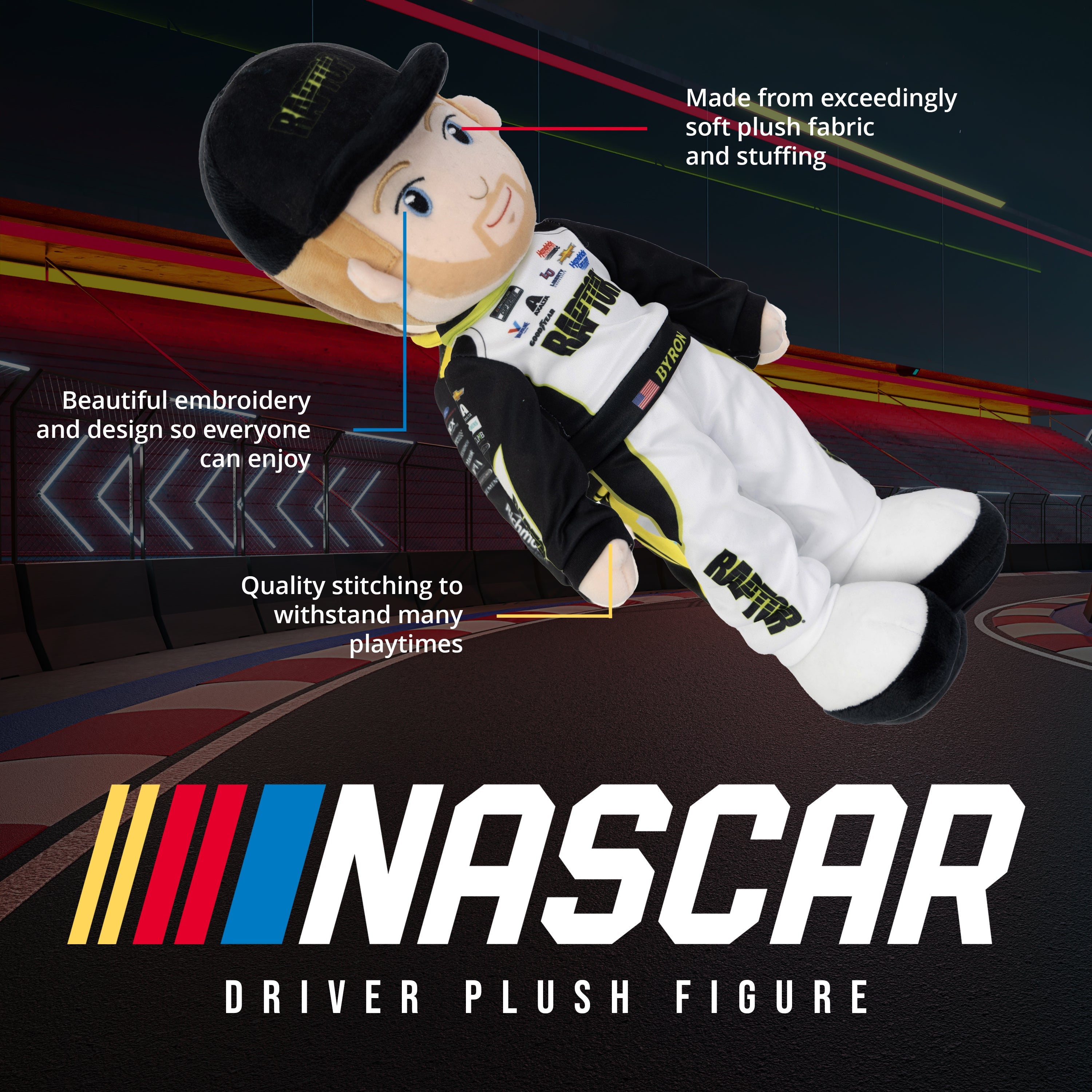 NASCAR | Hendrick Motorsports William Byron 14 Inch Plush Figure
