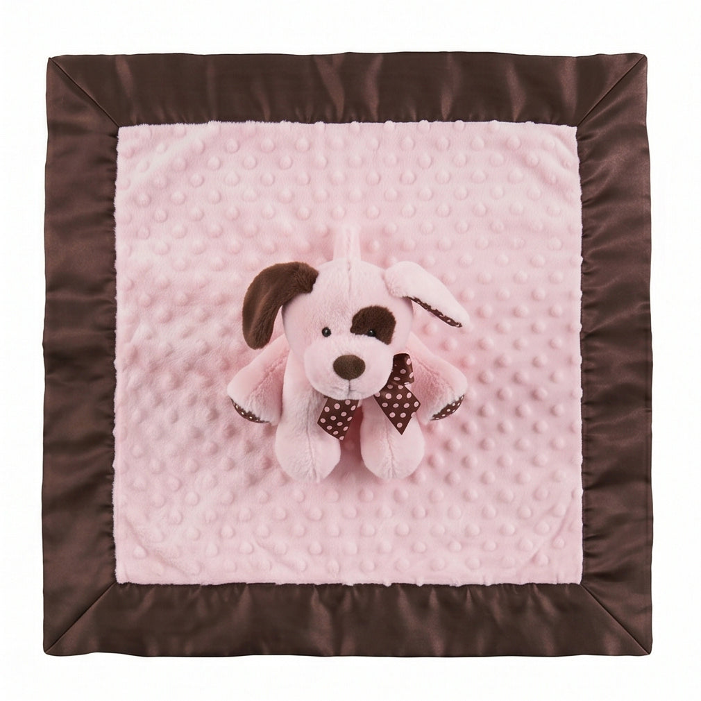 "Winky" the 10.5in Pink Plush Puppy and Blanket Set by KidKraft