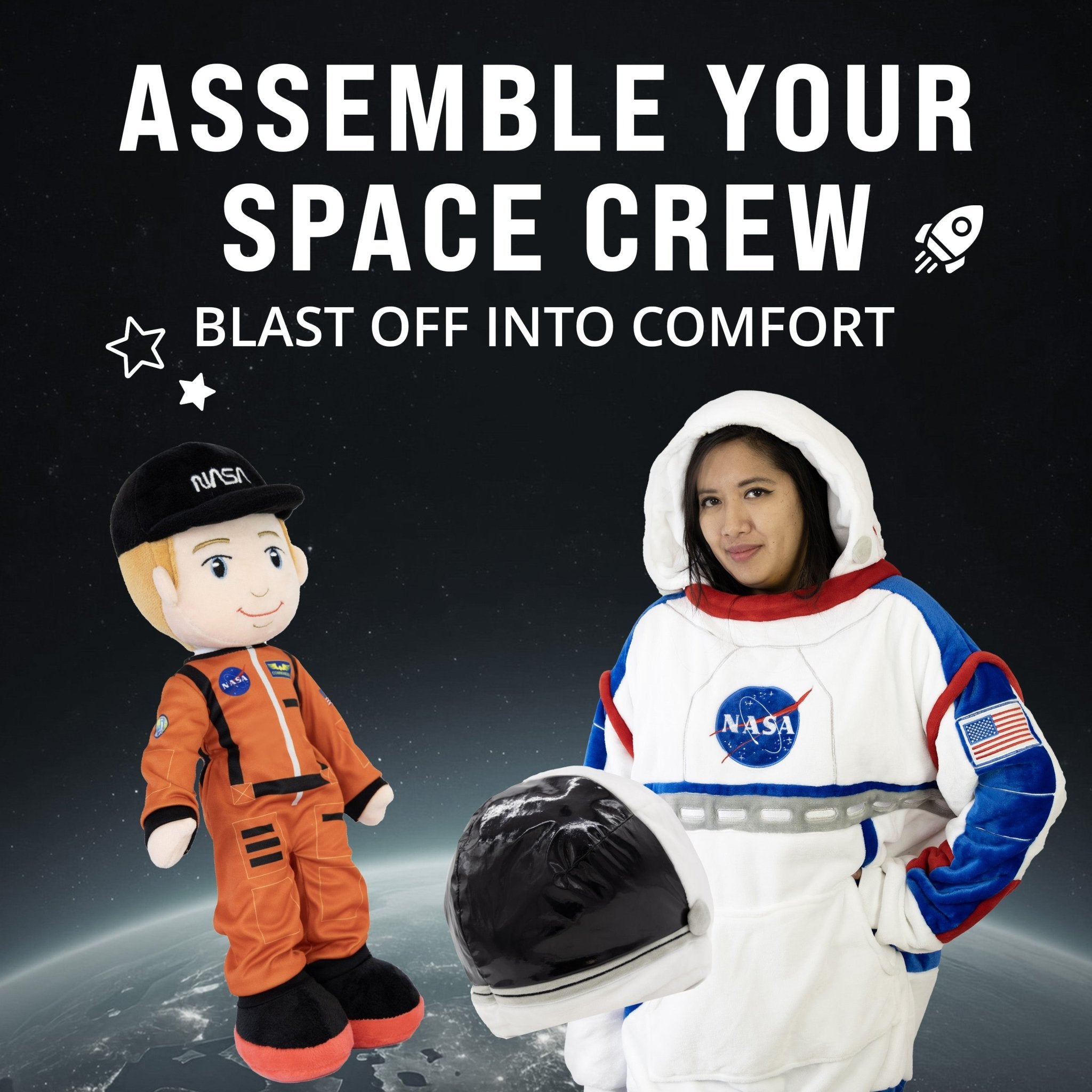 Plushible.com14 Inch Rag DollsNASA | Astronaut Howie 14 Inch Plush Figure