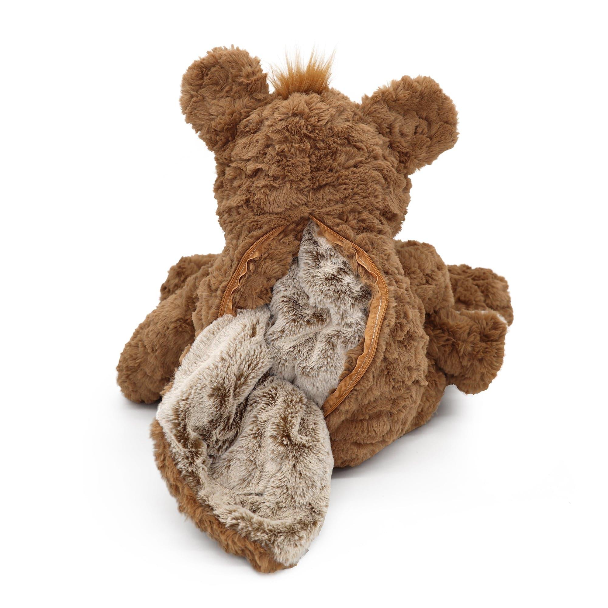 Plushible.comStuffed AnimalsPawley Bear Blankie Bestie