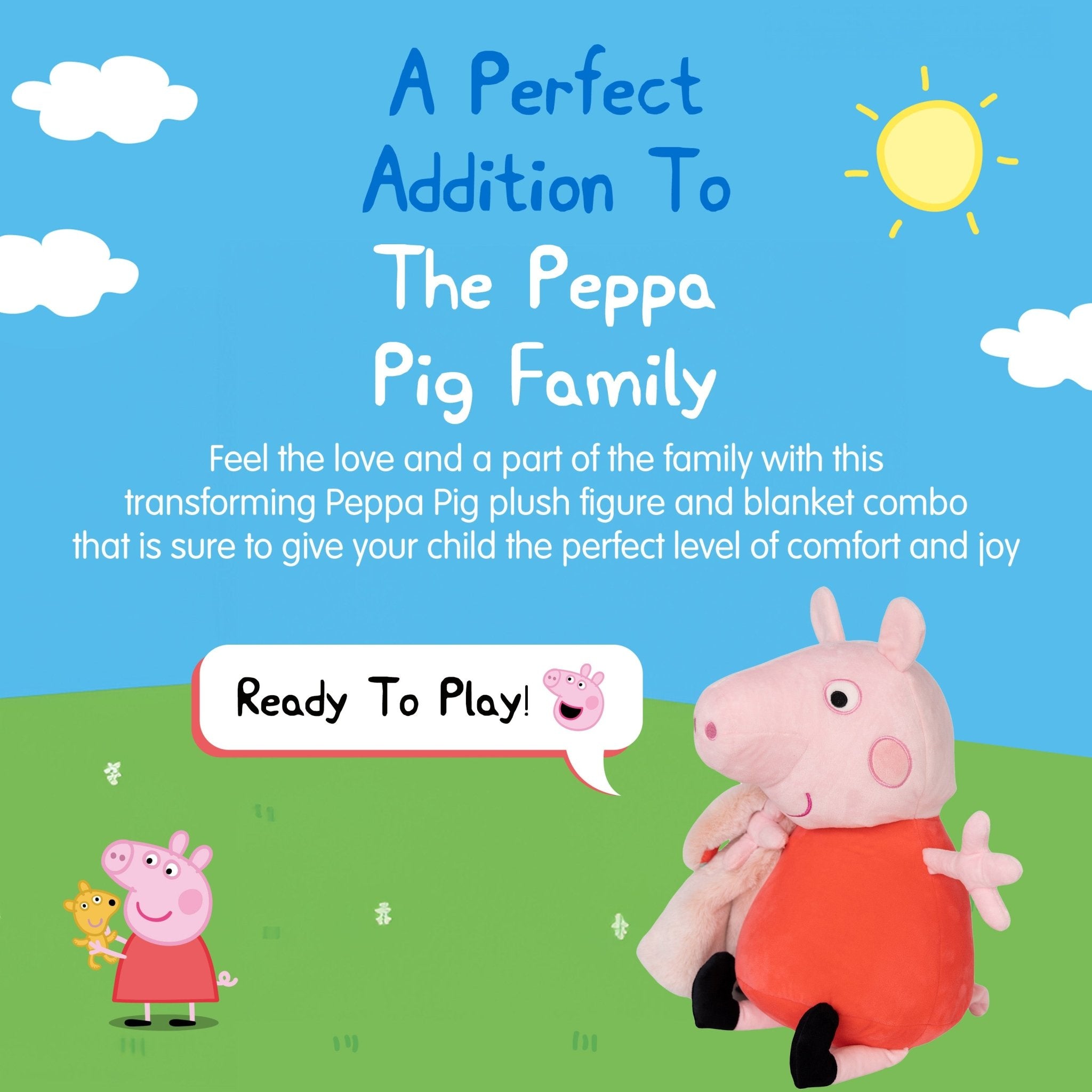 Plushible.comStuffed AnimalsPeppa Pig Blankie Bestie