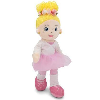 Plushible.com14 Inch Rag DollsPlaytime By Eimmie 14 Inch Rag Doll Eimmie Ballerina Dancer