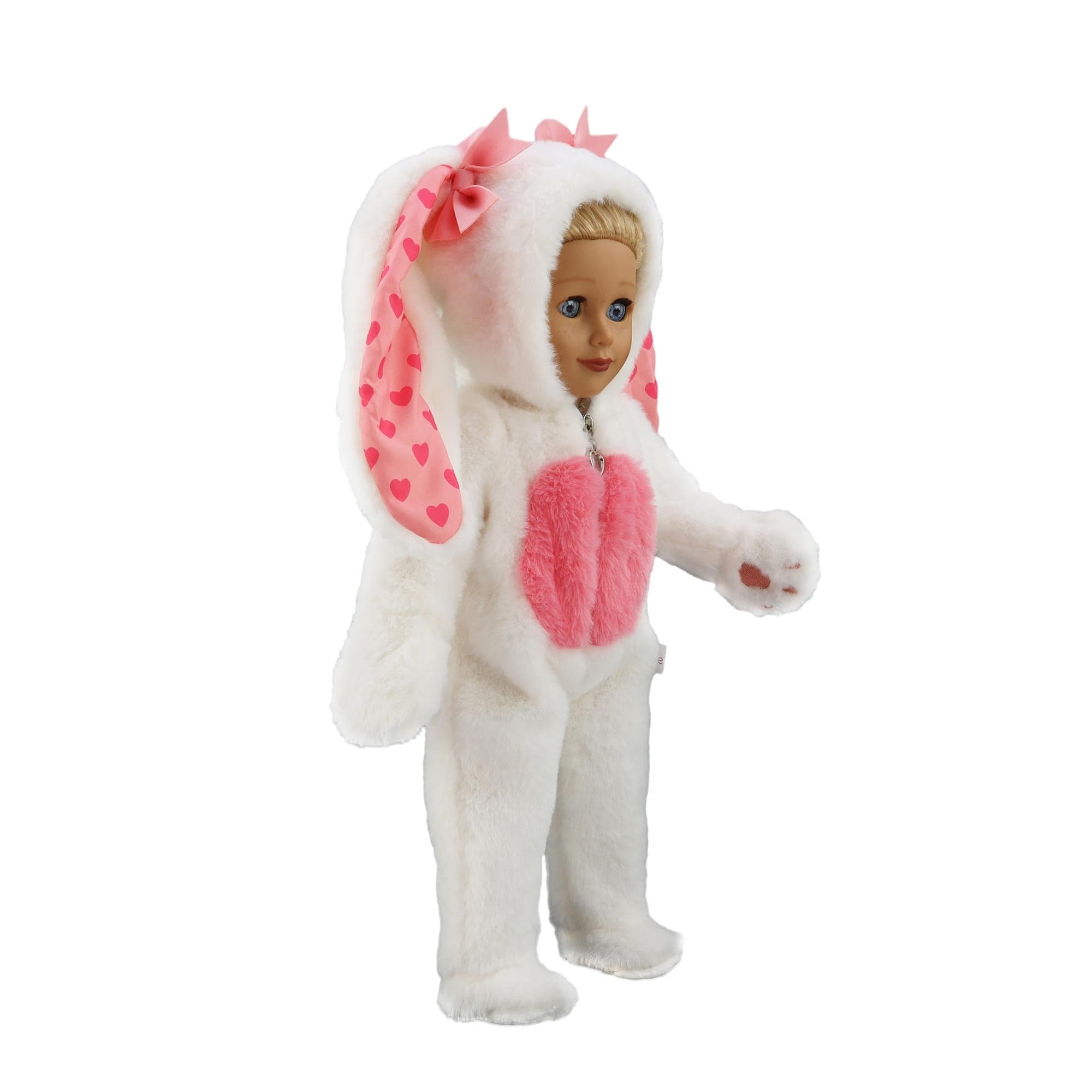Plushible.comPlaytime by Eimmie Easter Bunny Doll Outfit Comes with Matching Child Bunny Ears