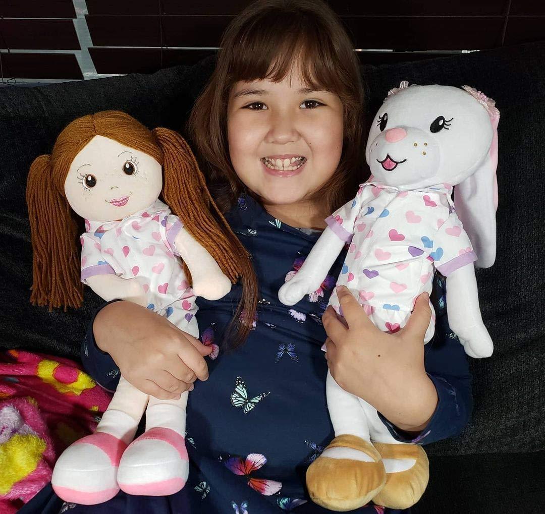 Plushible.com18 Inch Rag DollsSharewood Forest Friends 18 Inch Rag Doll Brie the Bunny