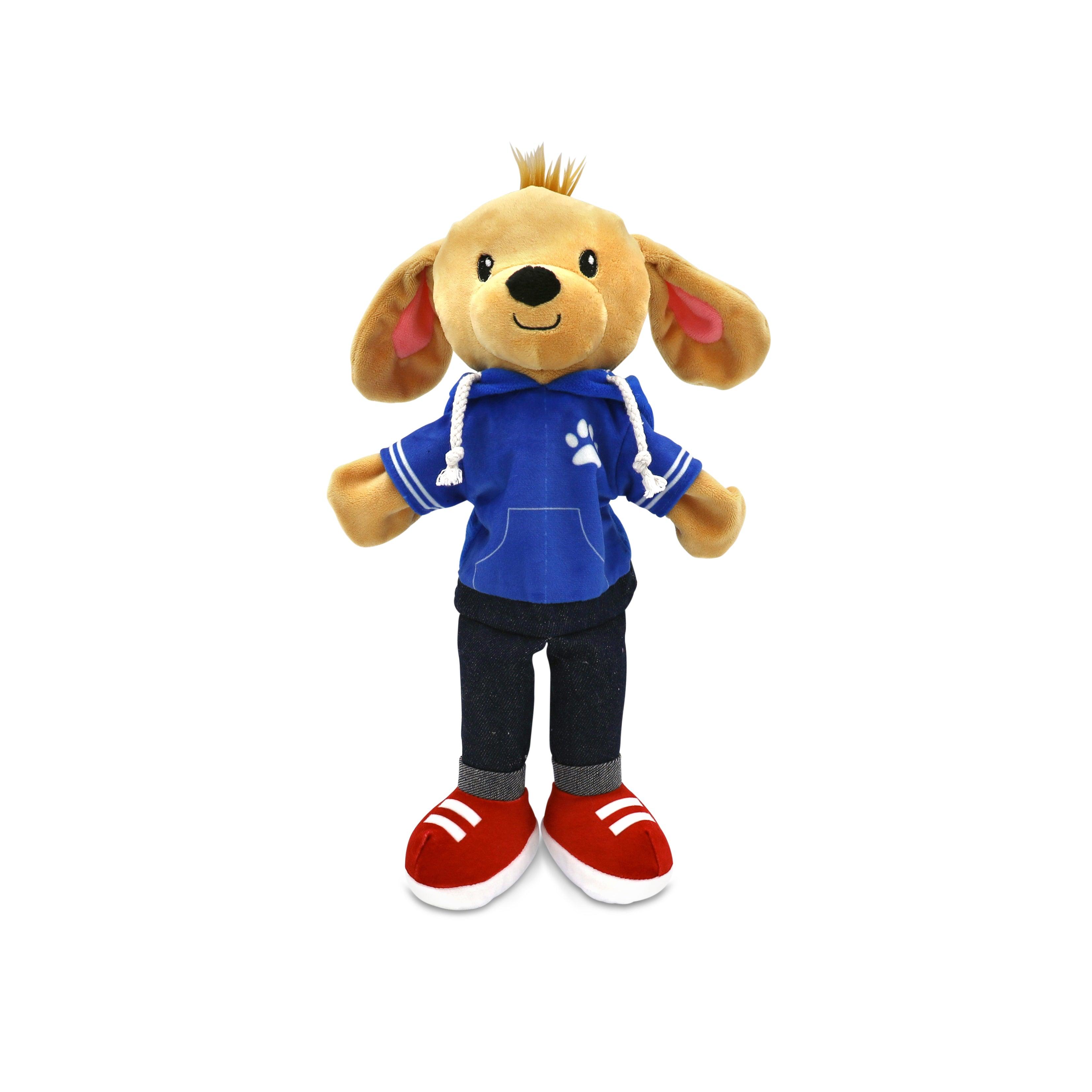 Sharewood Forest Friends Hand Puppet Dougie the Dog - OrangeOnions Wholesale