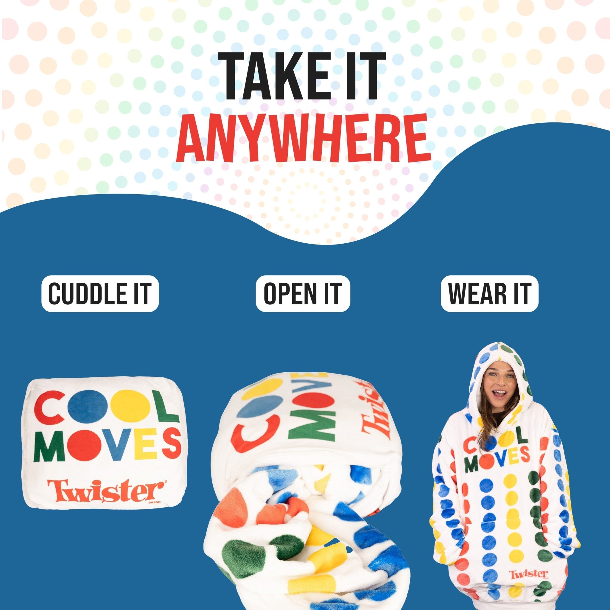 Plushible.comSnugiblesTwister Snugible | Blanket Hoodie & Pillow