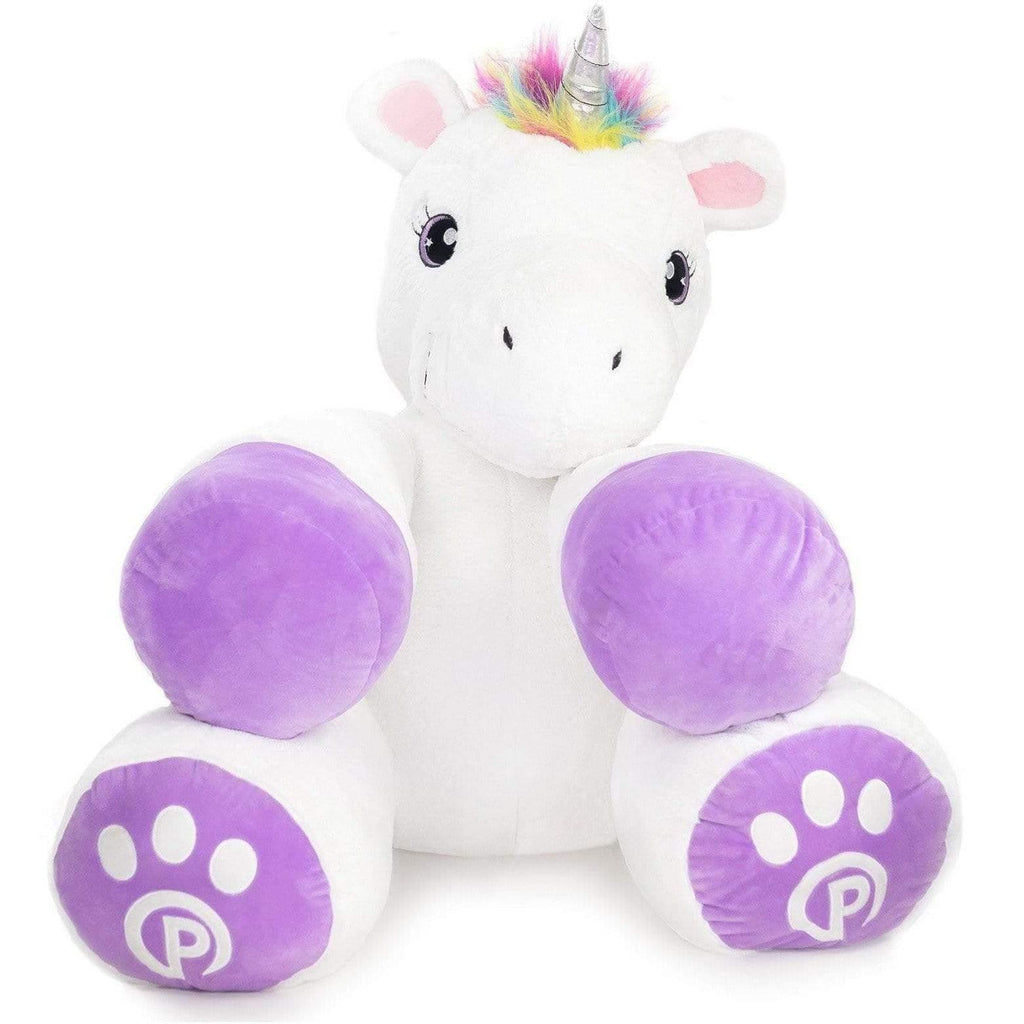 Plushible.com "Poppy" Stuffed Unicorn Toy 34" Tall