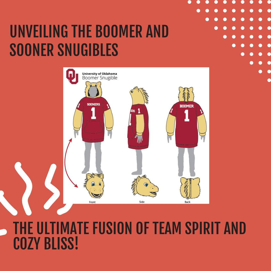 Unveiling the Boomer and Sooner Snugibles: The Ultimate Fusion of Team Spirit and Cozy Bliss!" - Plushible.com