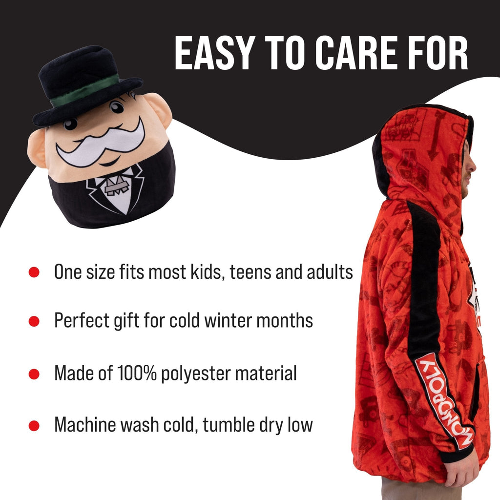 Plushible.comSnugibles$1 Monopoly Go Own It All Snugible | Blanket Hoodie & Pillow