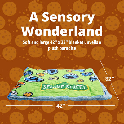 Sesame Street Cookie Monster Blankie Bestie