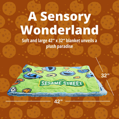 Sesame Street Cookie Monster Blankie Bestie