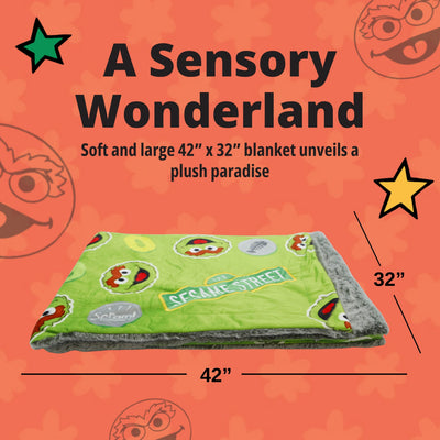 Sesame Street Oscar The Grouch Blankie Bestie
