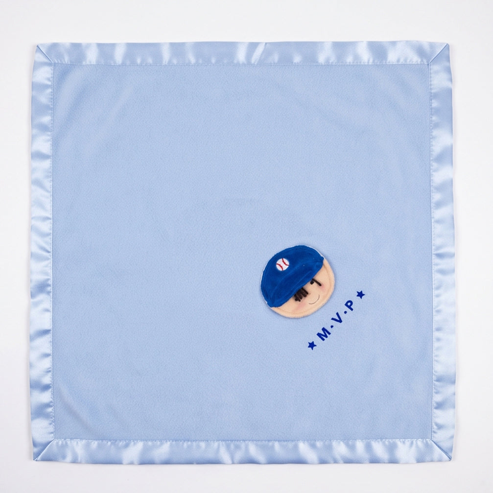 29in Blue Babyville Slugger Blanket by North American Bear Company
