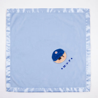 29in Blue Babyville Slugger Blanket by North American Bear Company