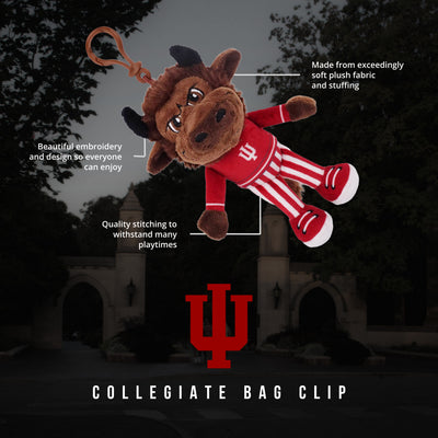 PRE-ORDER Indiana University Hoosier The Bison Backpack Clip