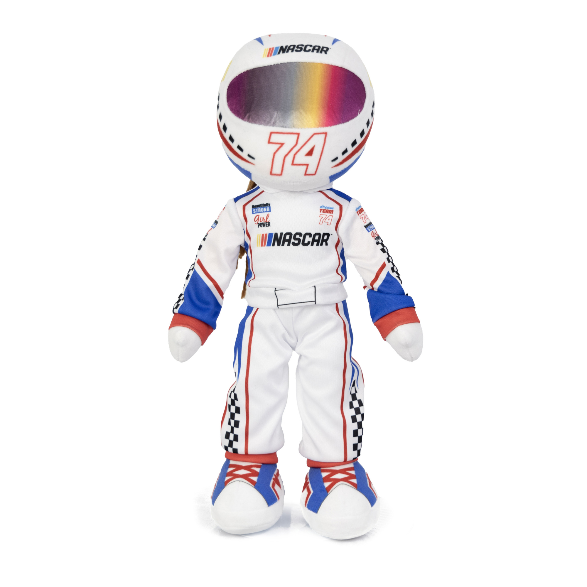 NASCAR | Sally Speedster Racecar Driver 14 Inch Plush Figure