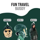 Michigan State University Sparty Snugible | Blanket Hoodie & Pillow