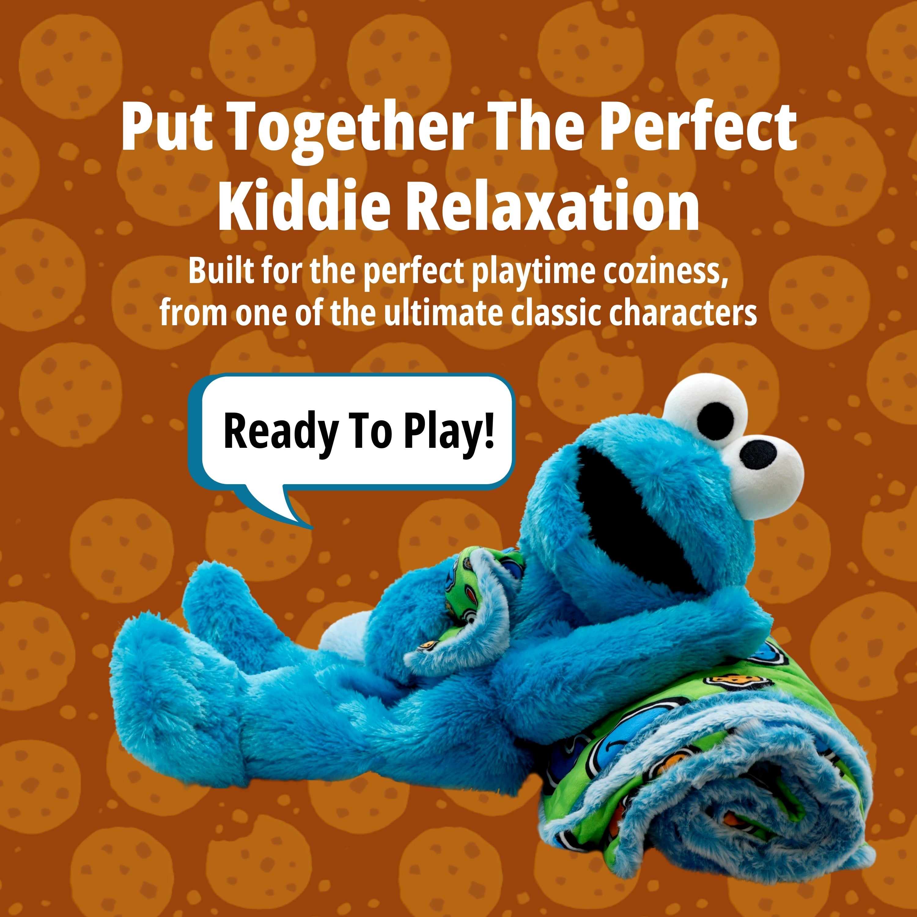 Sesame Street Cookie Monster Blankie Bestie
