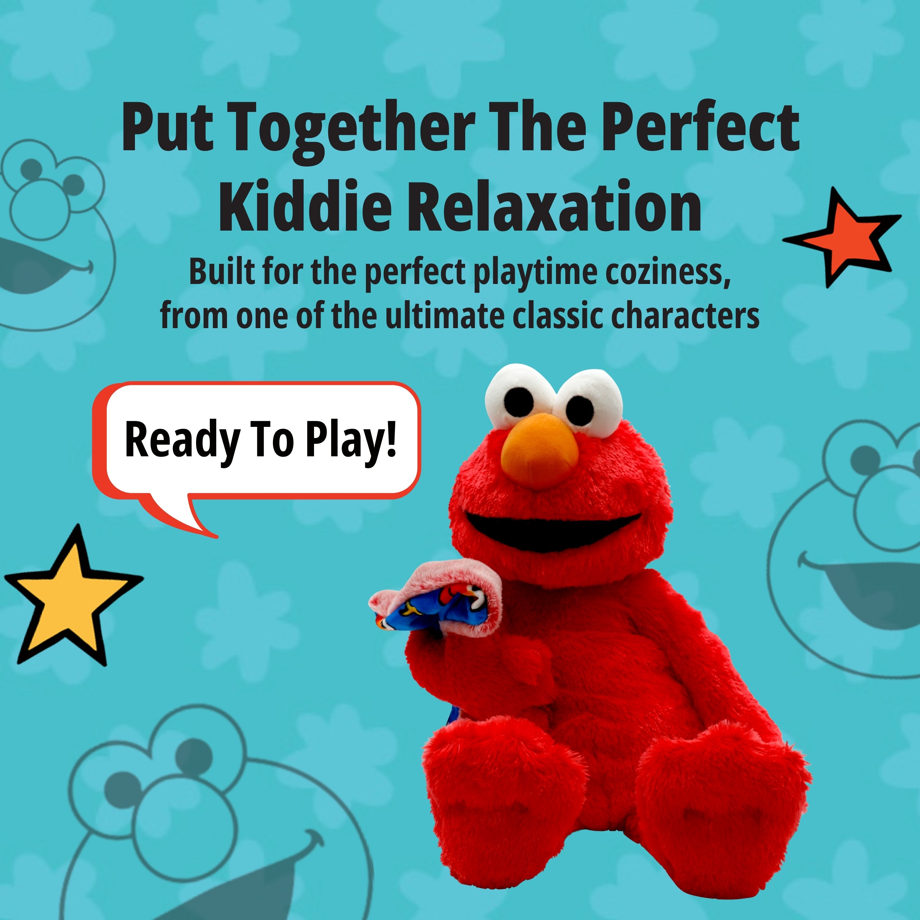 Sesame Street Elmo Blankie Bestie