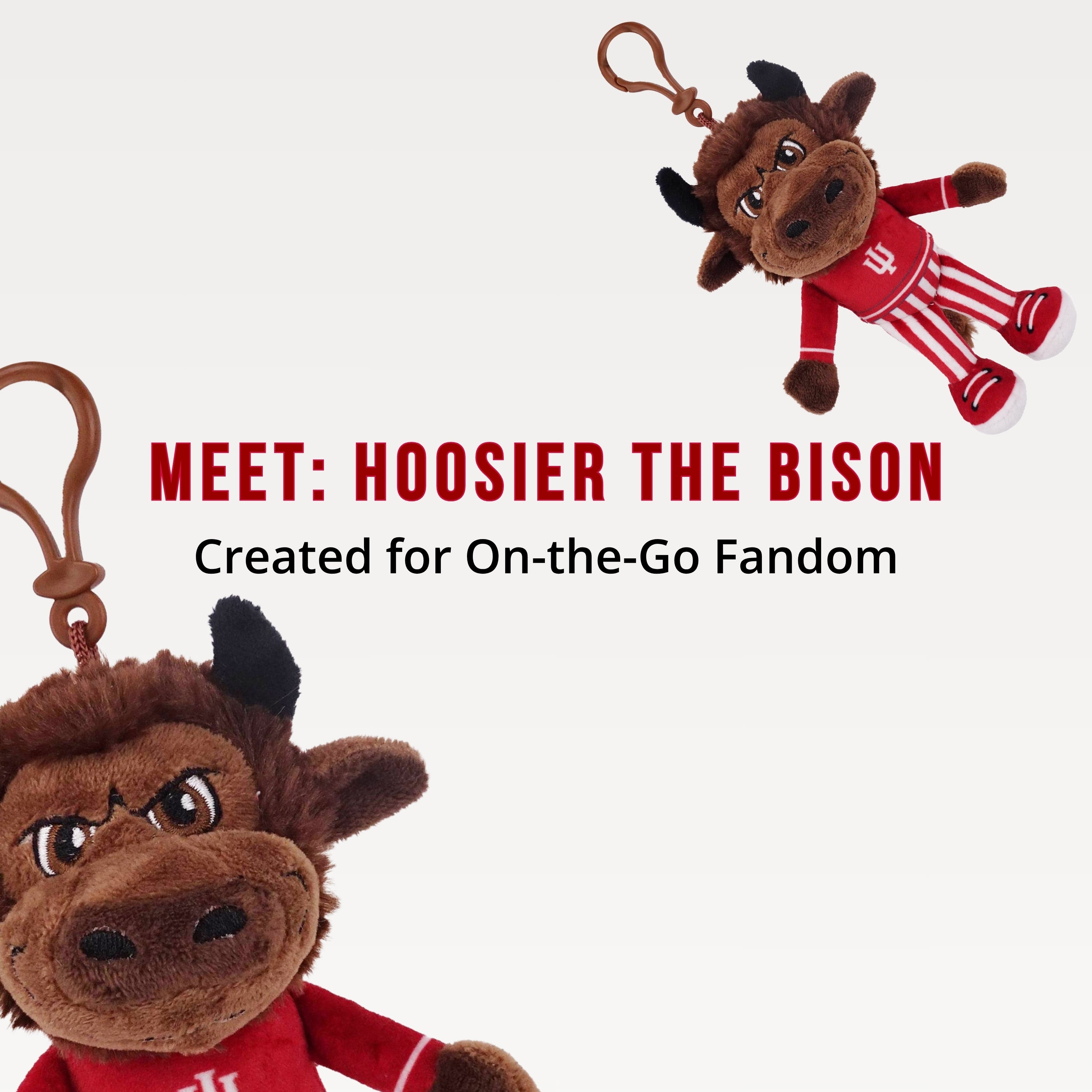 PRE-ORDER Indiana University Hoosier The Bison Backpack Clip