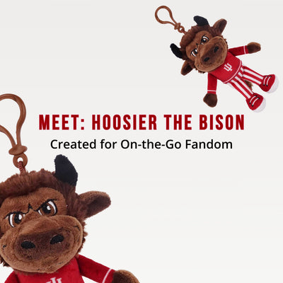 PRE-ORDER Indiana University Hoosier The Bison Backpack Clip