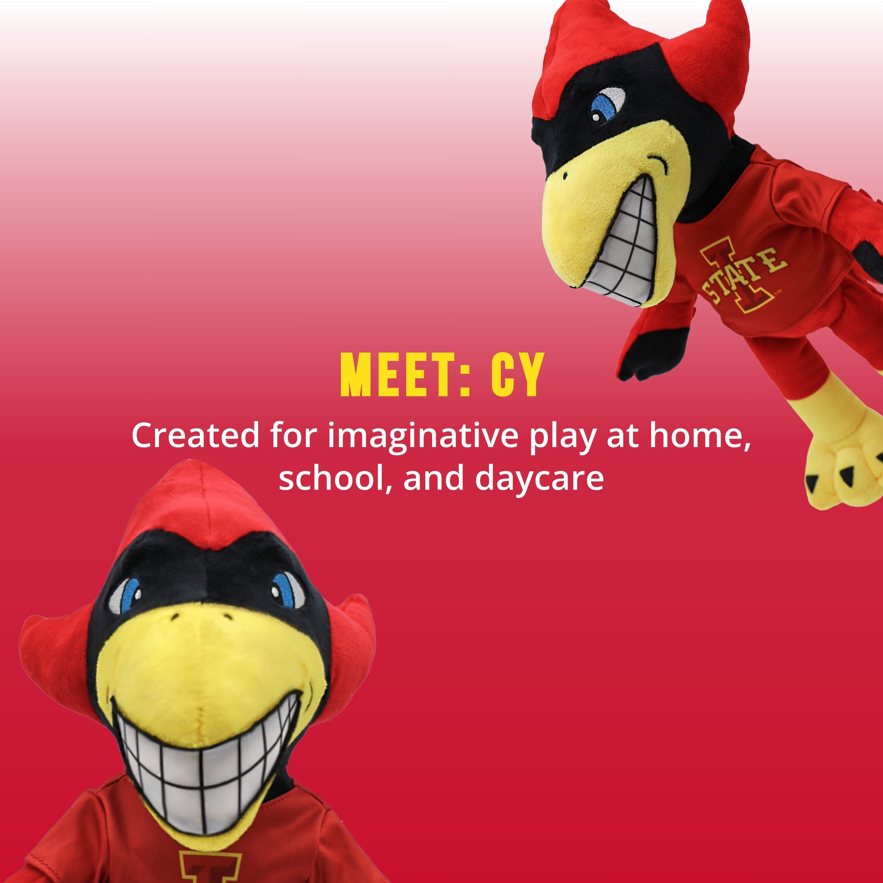 Iowa State Cy 14 Inch Plush Figure