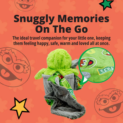 Sesame Street Oscar The Grouch Blankie Bestie