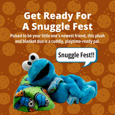 Sesame Street Cookie Monster Blankie Bestie