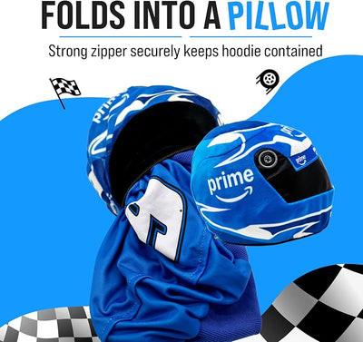 Plushible NASCAR Chase Elliott #9 Oversized Wearable Hooded Blanket for Adults – Prime Edition Racing Suit Snugible – Soft Transforming 2-in-1 Plush Helmet & Hoodie