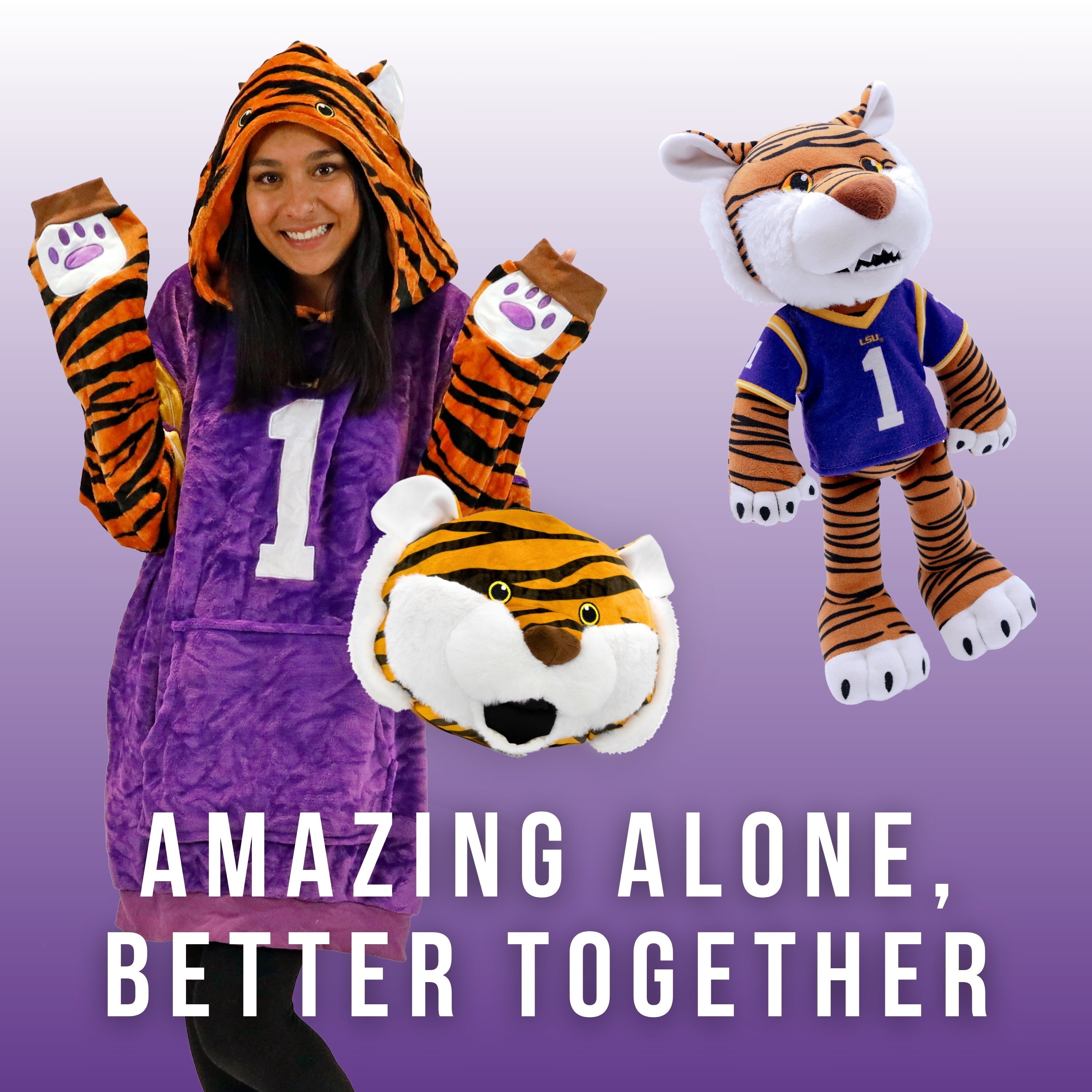 Louisiana State University "LSU" Mike the Tiger 14 Inch Plush Figure