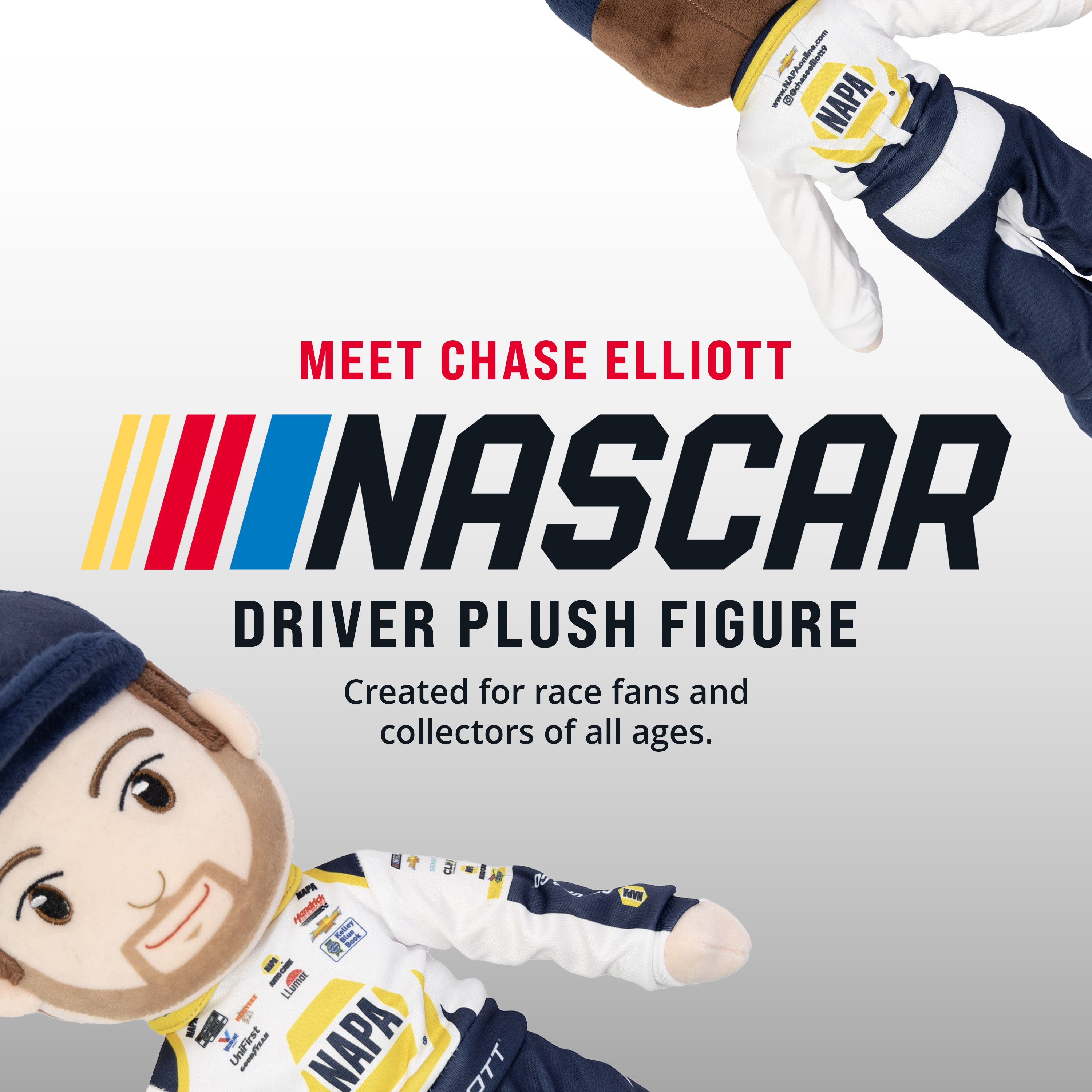 NASCAR | Hendrick Motorsports Chase Elliott Hooters 14 Inch Plush Figure