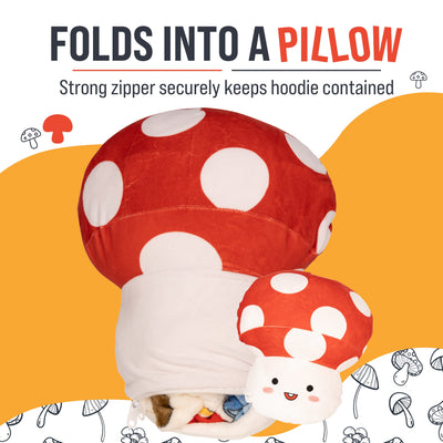 Mushroom Snugible | Blanket Hoodie & Pillow