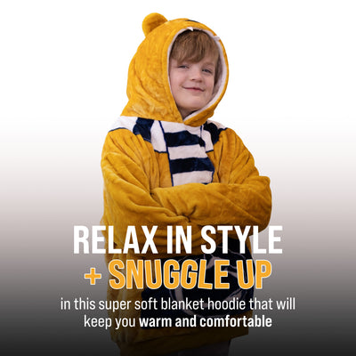 Penn State University Nittany Lion Kids Snugible | Blanket Hoodie & Pillow