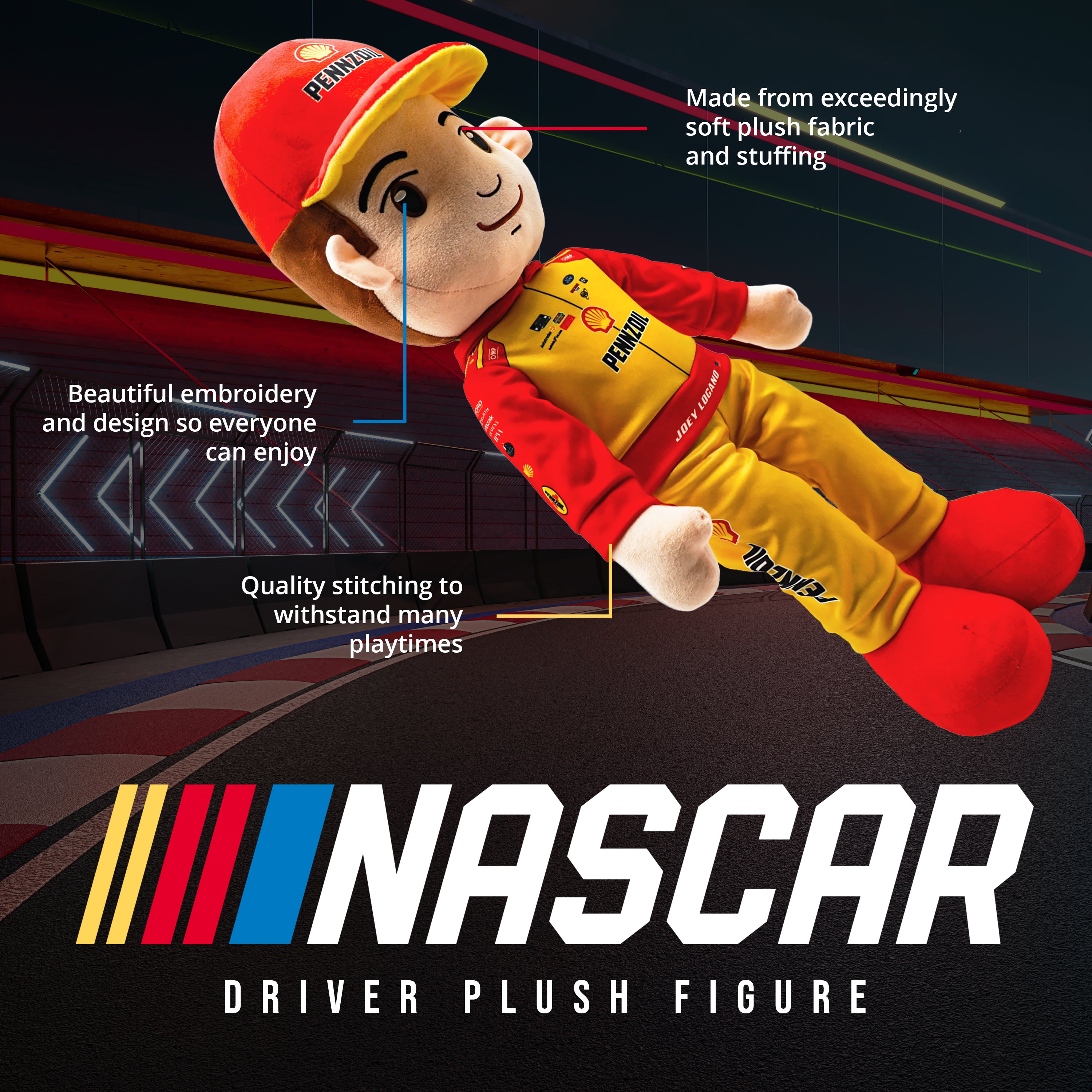 NASCAR | Team Penske Joey Logano 24” Plush Figure