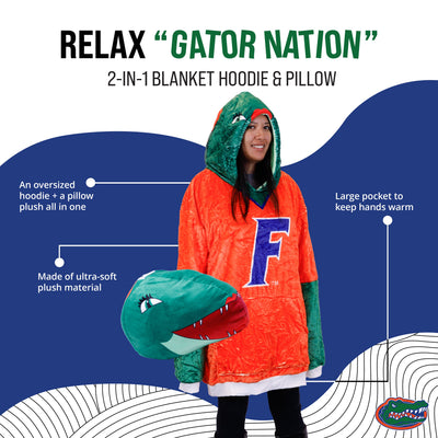 University of Florida Alberta Snugible | Blanket Hoodie & Pillow